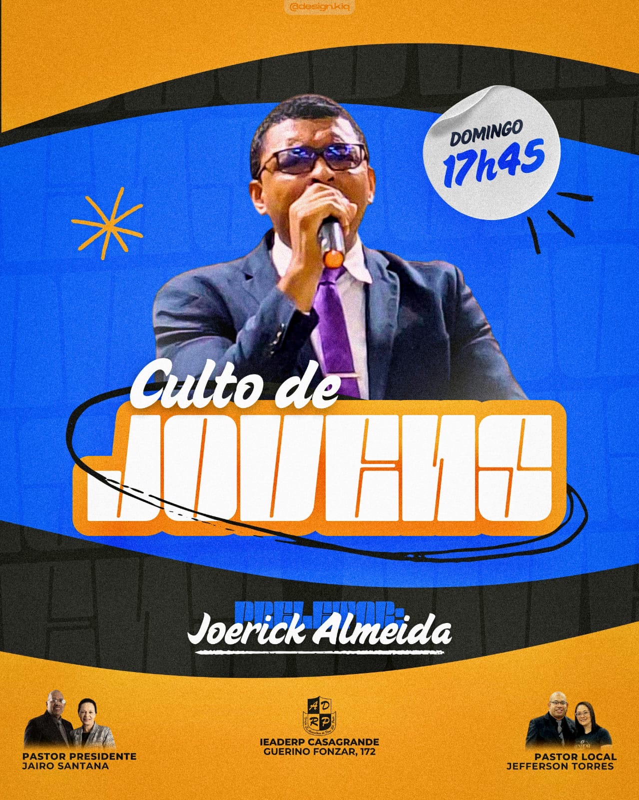 Joerick Almeida em palestra